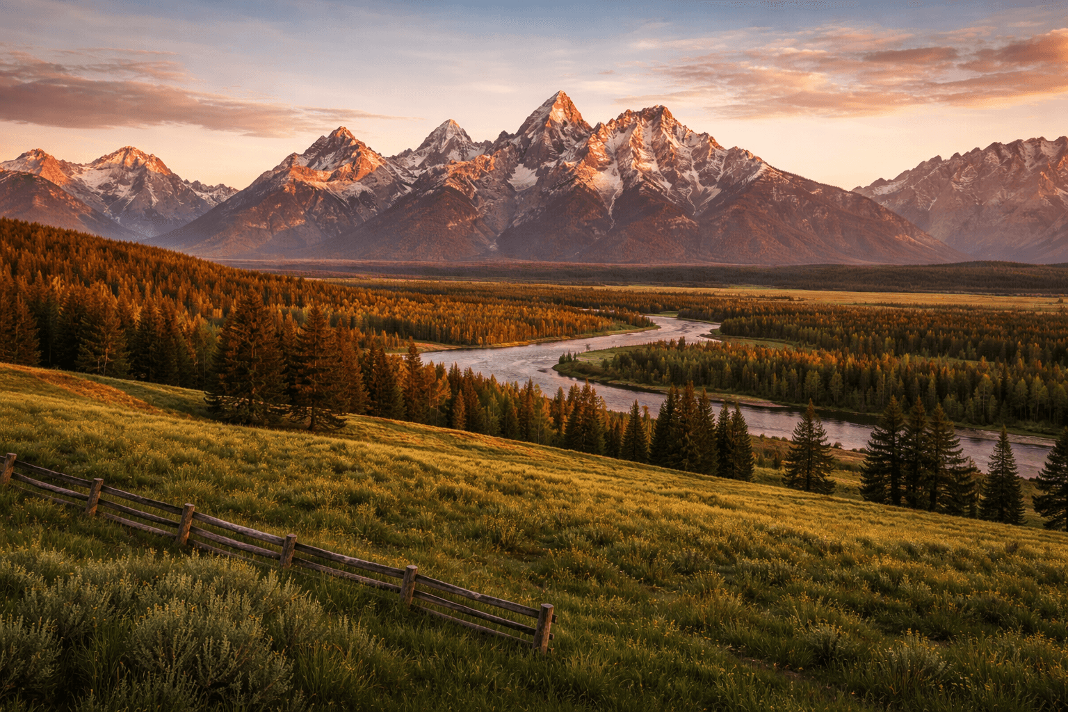 Dawn over the Tetons — the setting for Pertama Summits